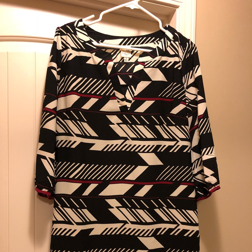 Pink Owl Apparel Three-Quarter Sleeve Midi Dress